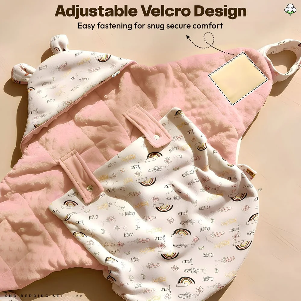 luxe swaddler rainbow print