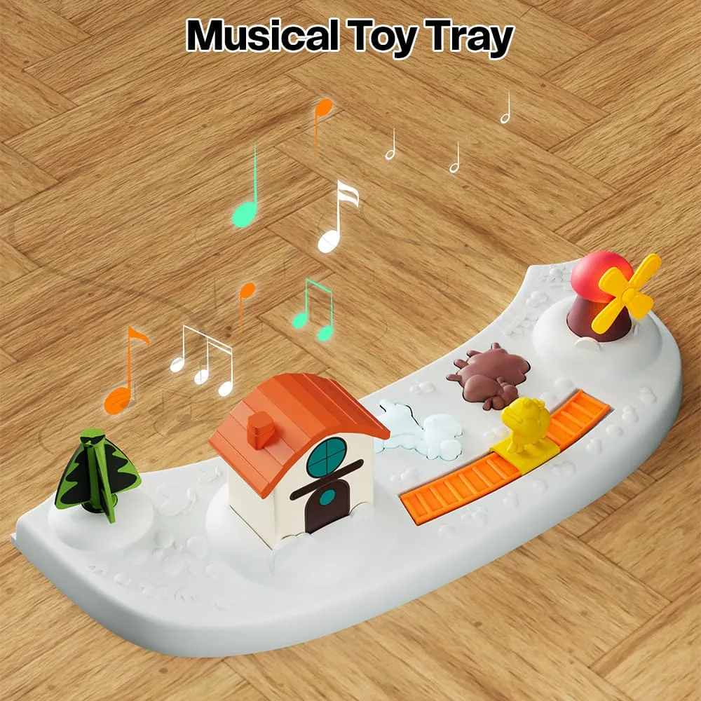 musical toy tray elgant walker yellow black replacement