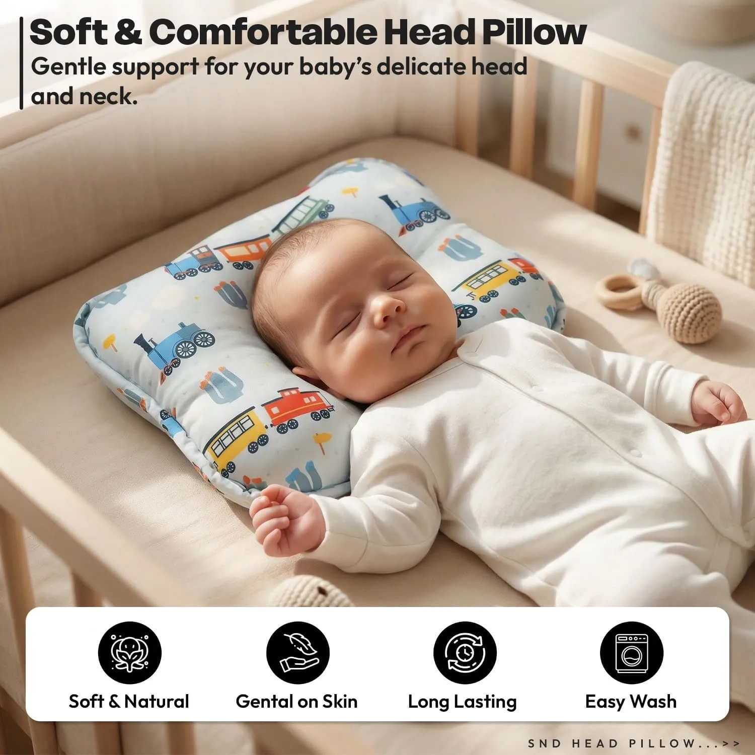 Baby Head Pillow