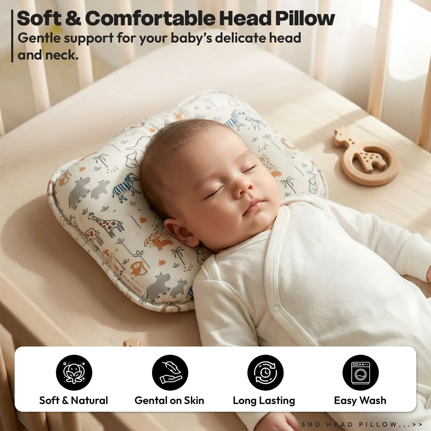 Baby Head Pillow