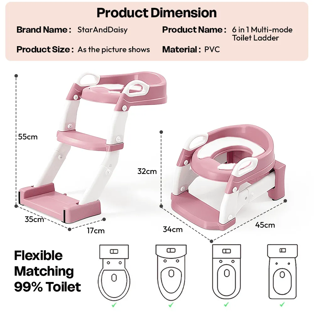 Potty seat ladder