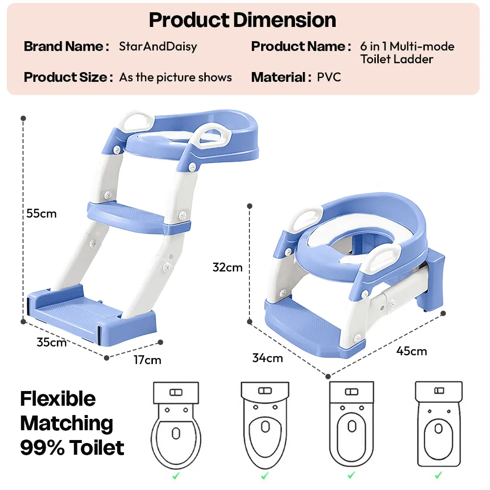 Potty seat ladder