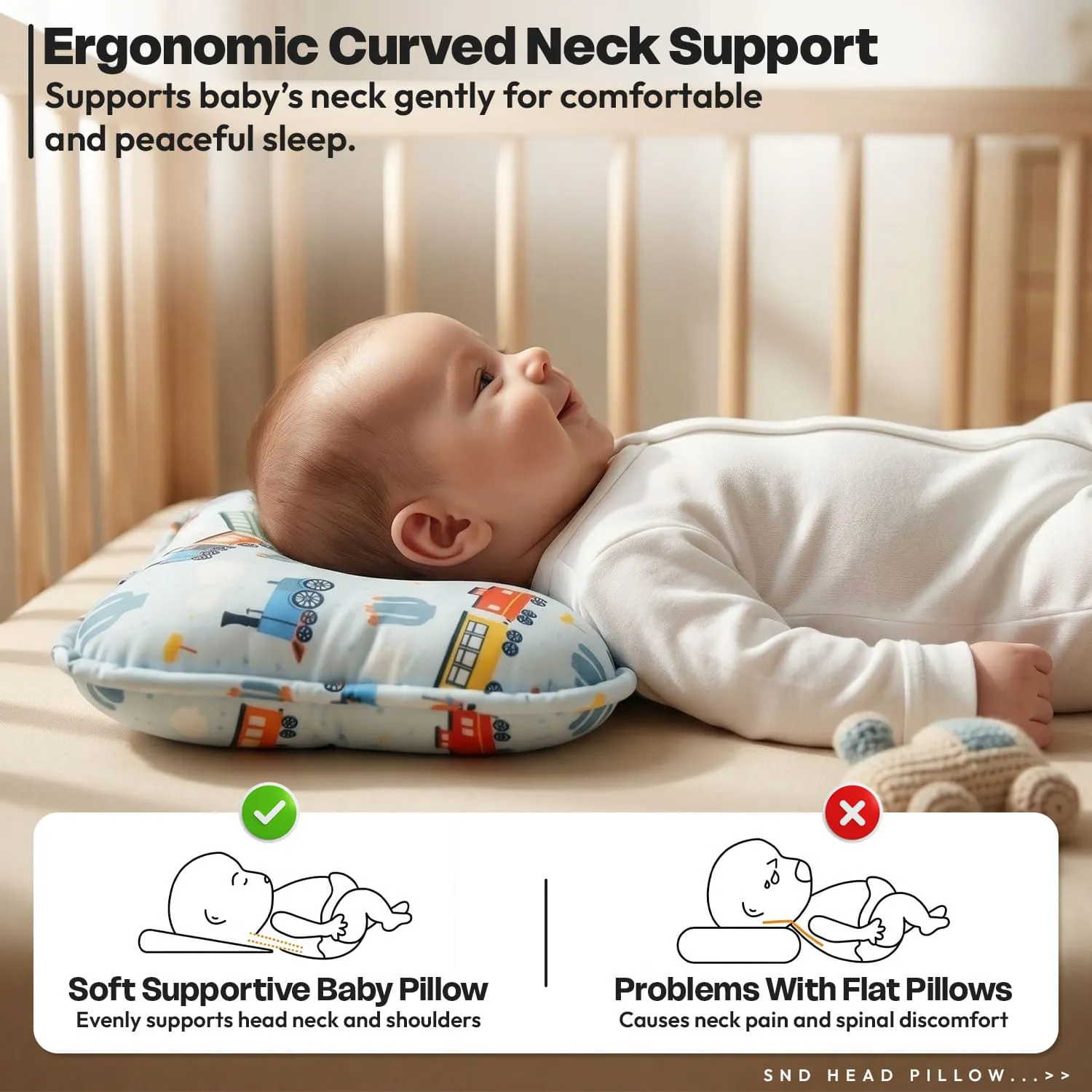 Baby Head Pillow