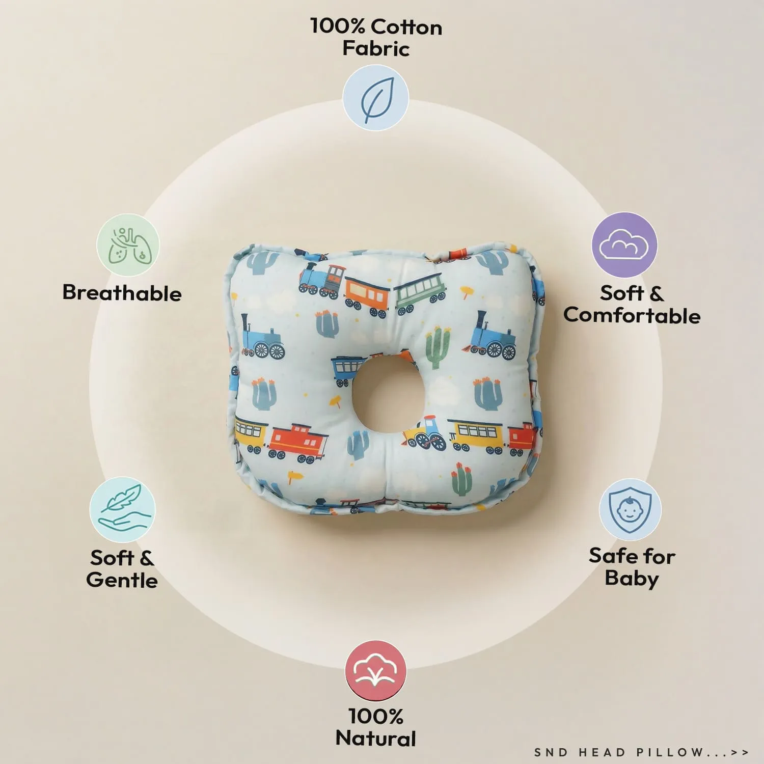 Baby Head Pillow