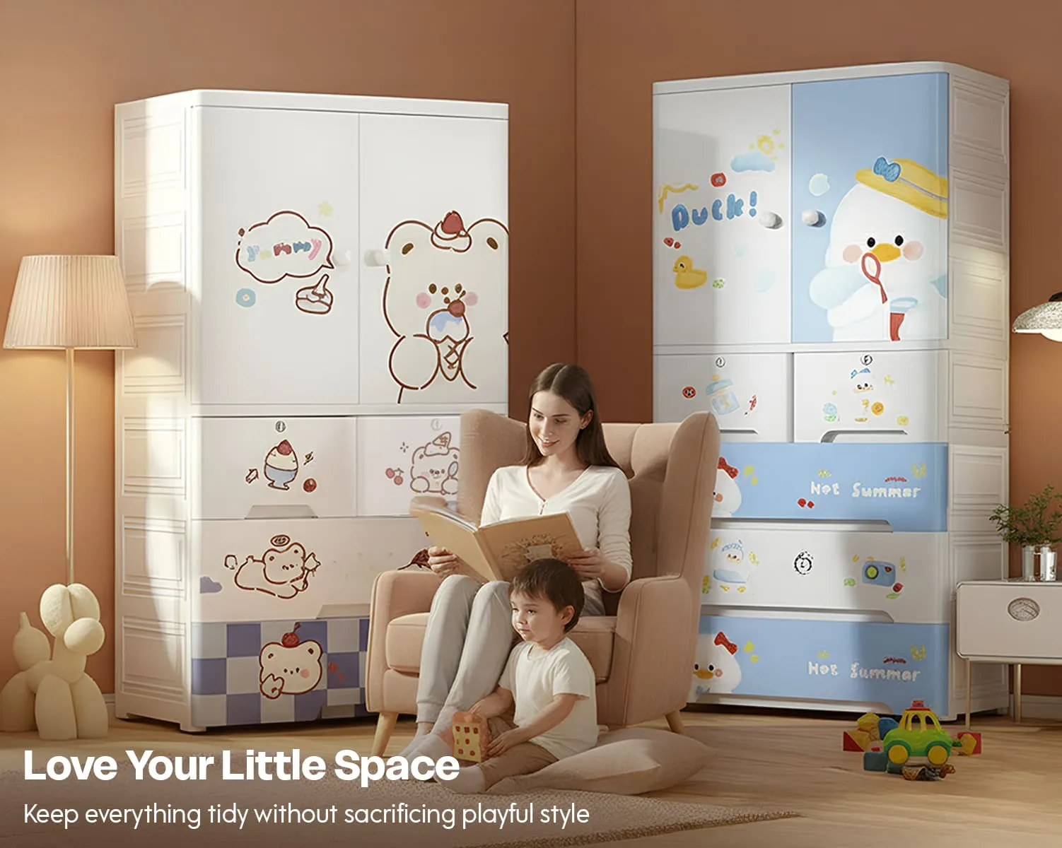 Foldable and Convertible Storage Cabinets