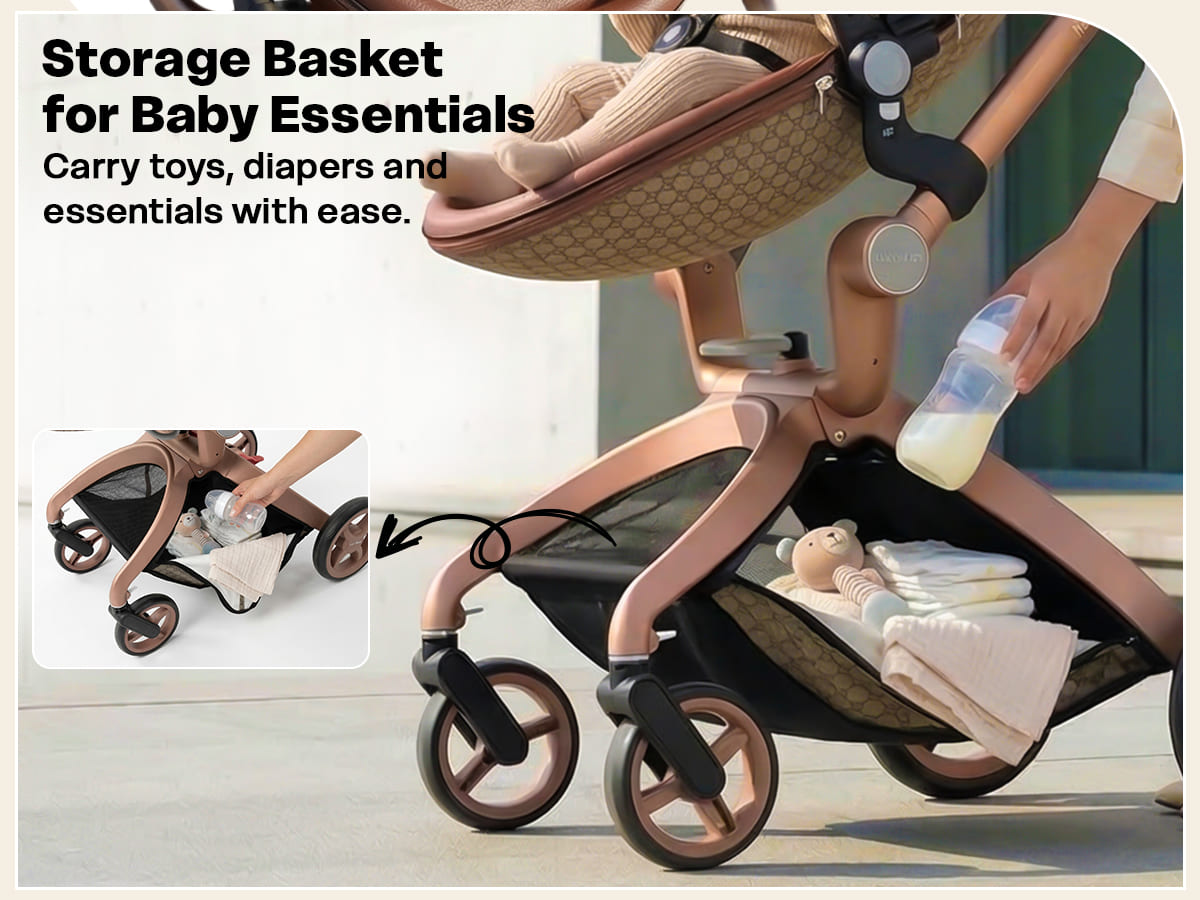 Hot Mom Luxury 3-in-1 Baby Stroller