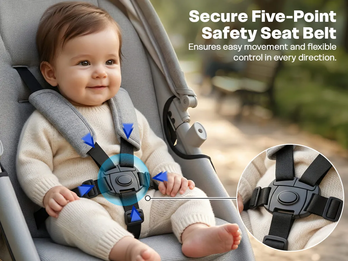Hot Mom Luxury 3-in-1 360 Rotate Baby Stroller