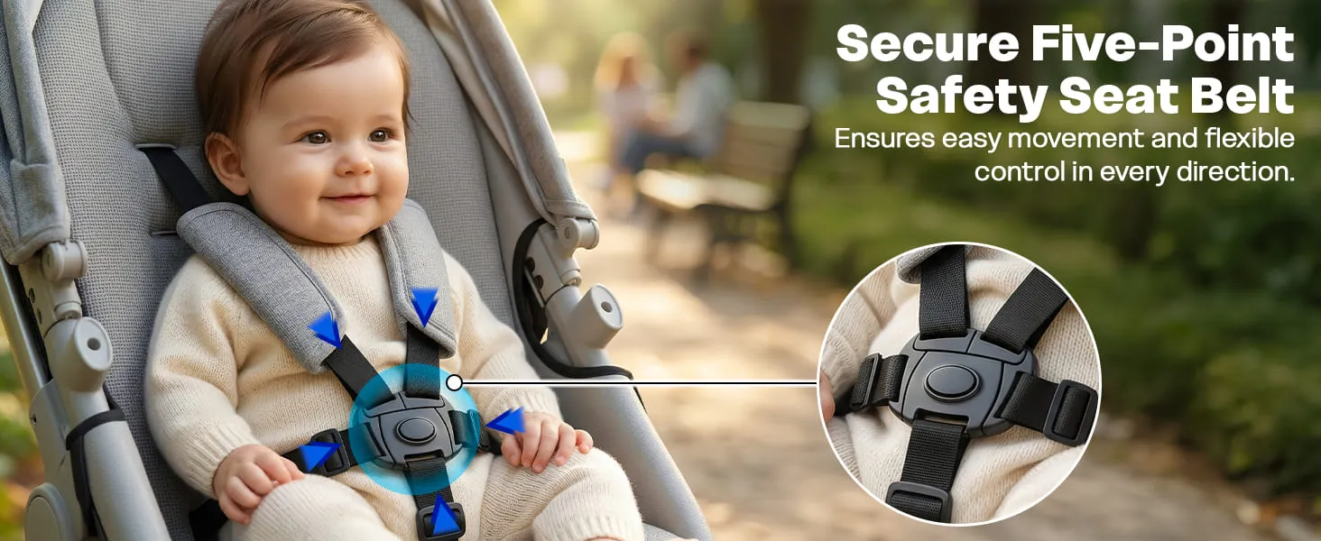 Hot Mom Luxury 3-in-1 360 Rotate Baby Stroller