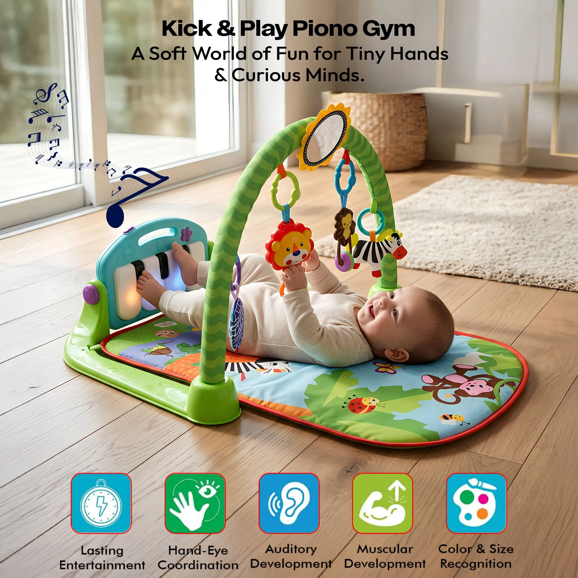 kick and play piono gym