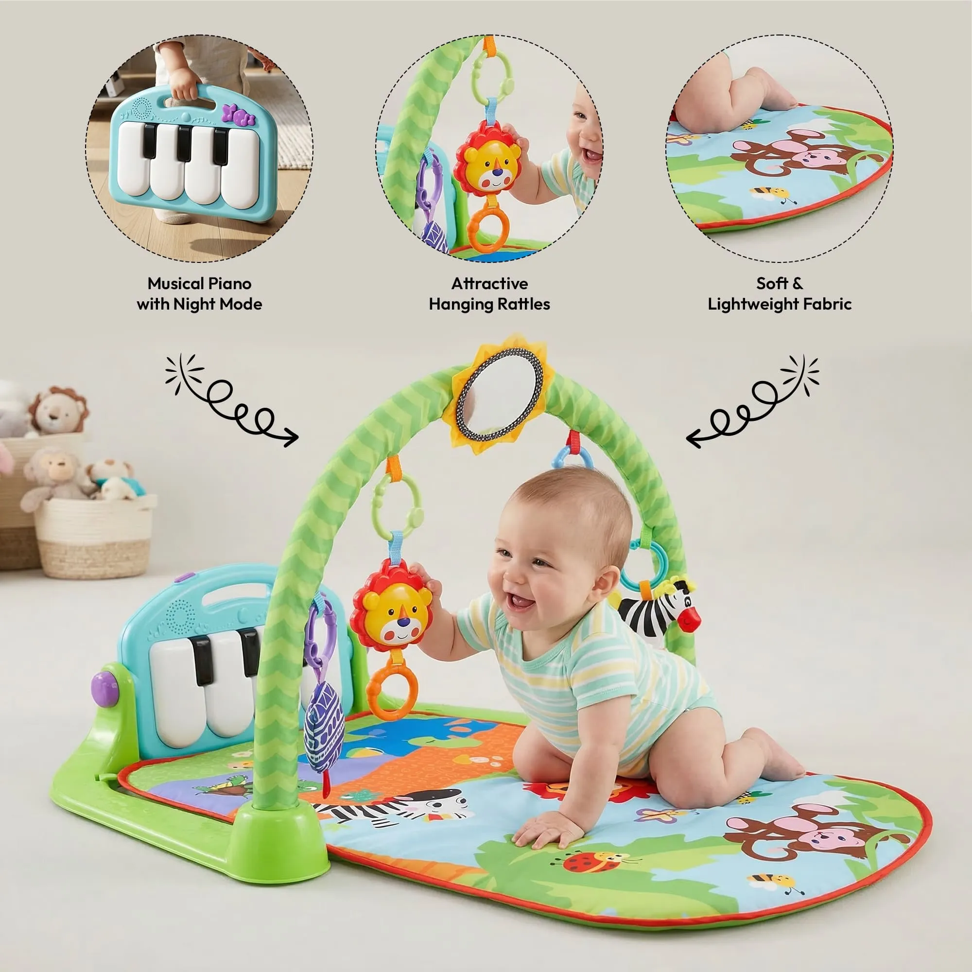 kick and play piono gym