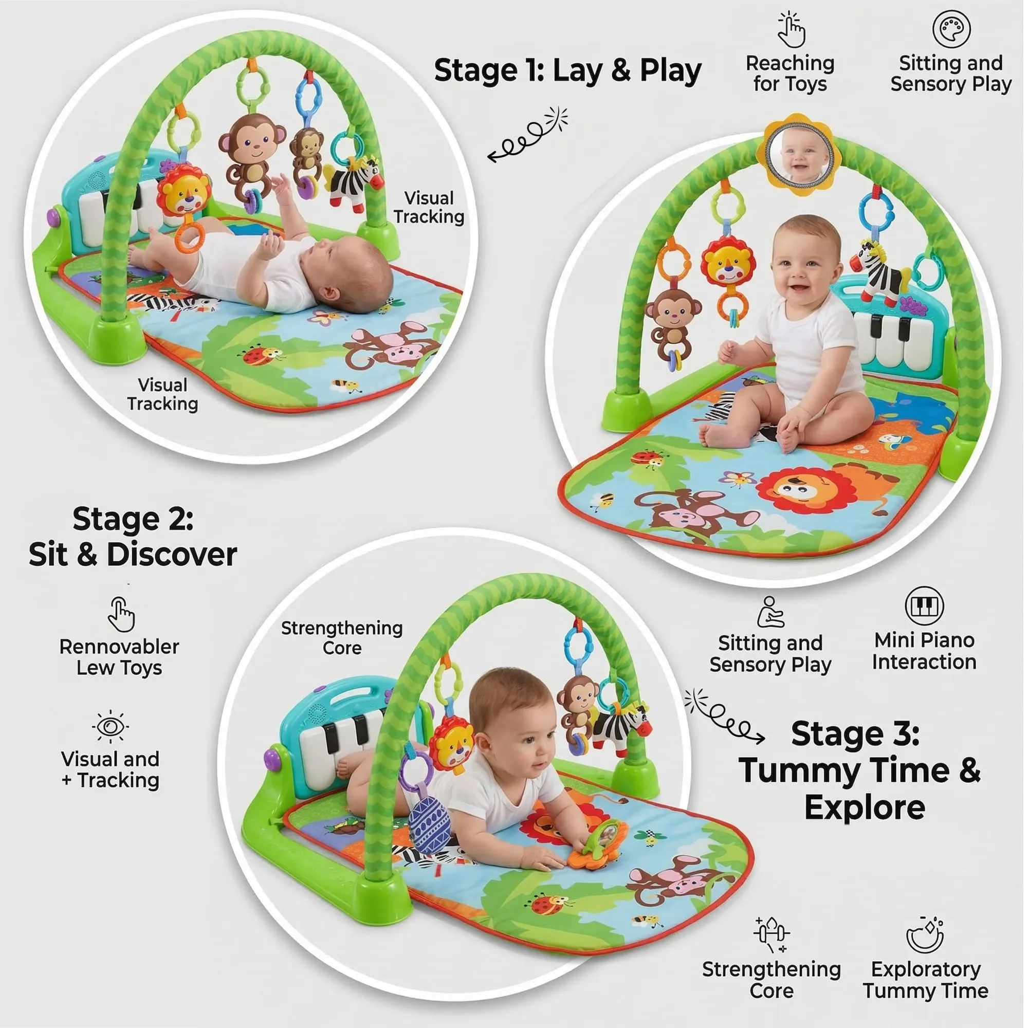 kick and play piono gym