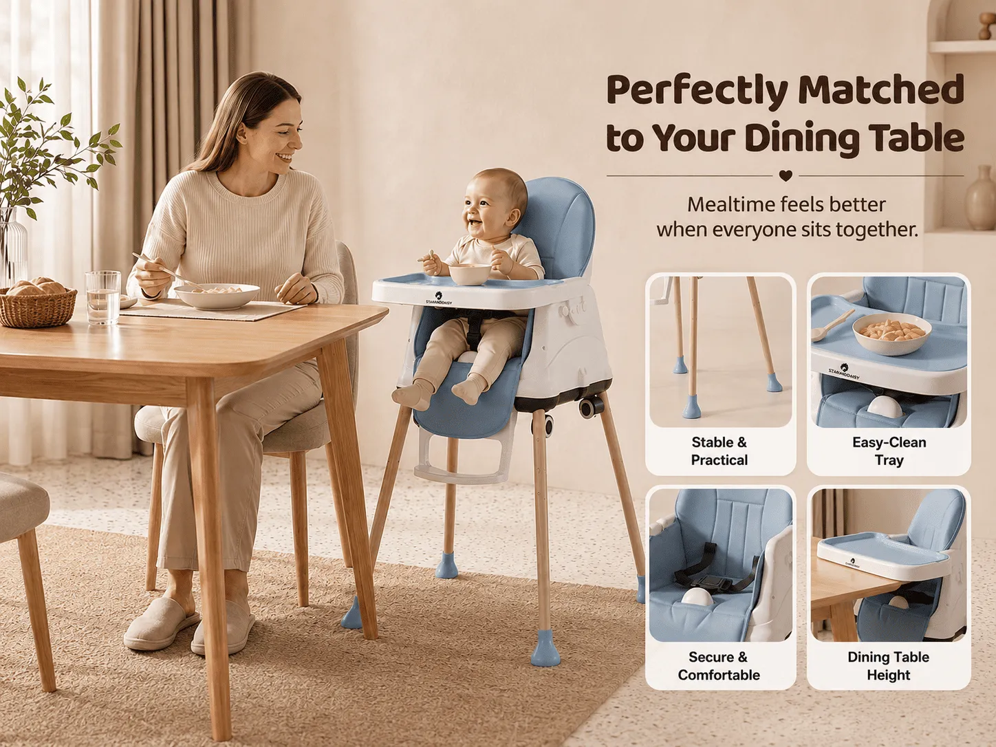4 in 1 high chair