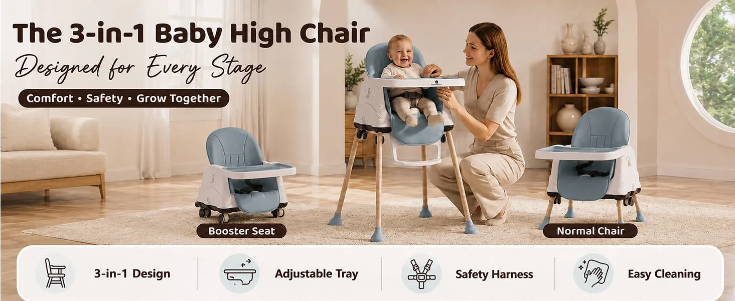 4 in 1 high chair