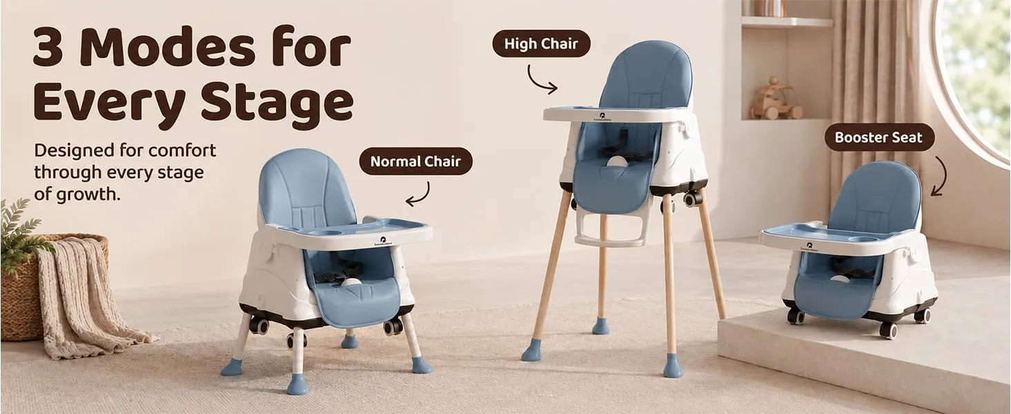 4 in 1 high chair