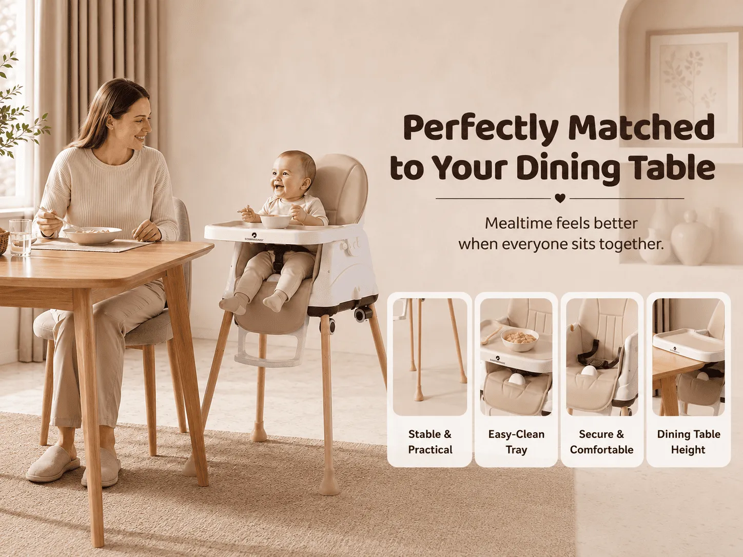 4 in 1 high chair