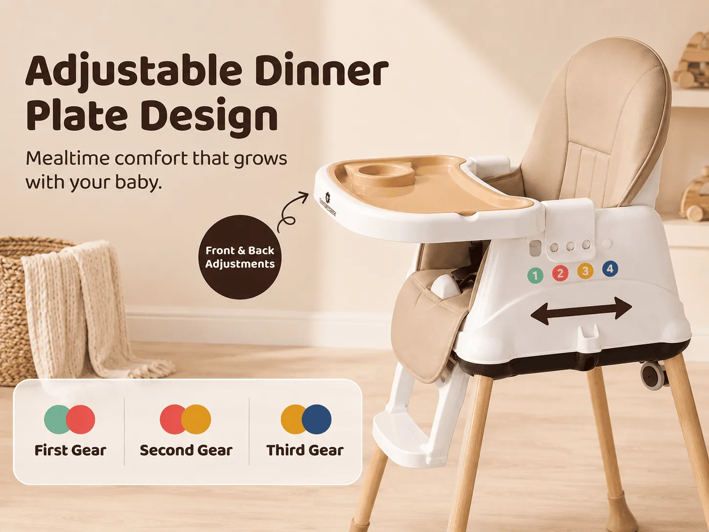 4 in 1 high chair