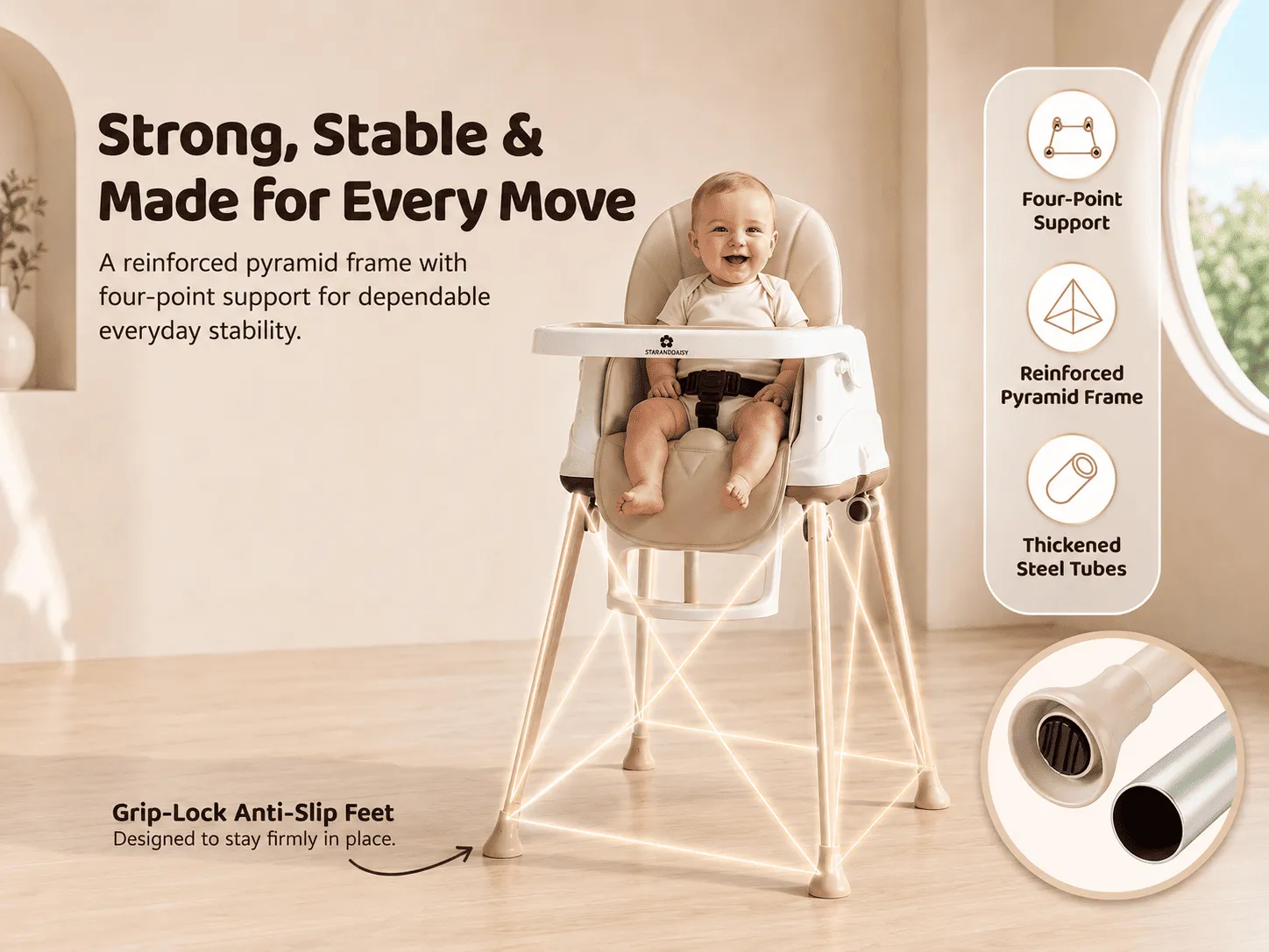 4 in 1 high chair