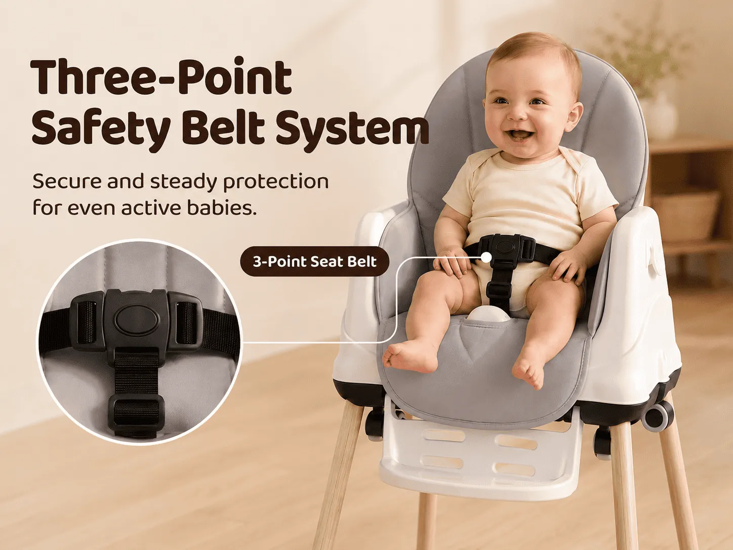 4 in 1 high chair