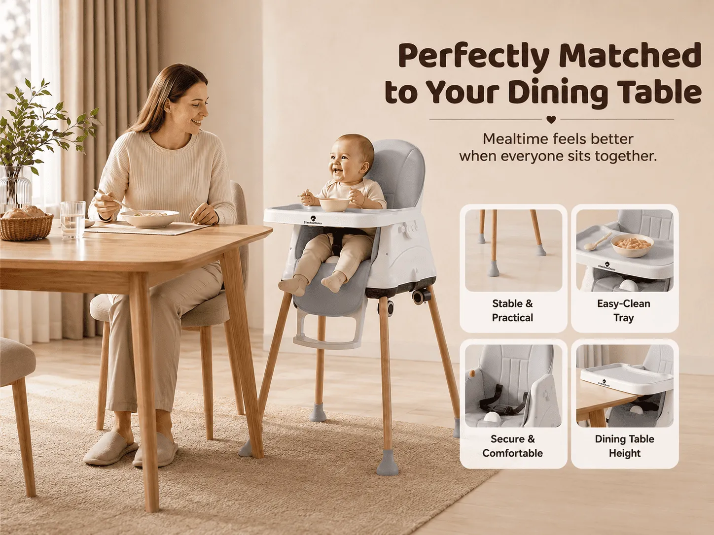 4 in 1 high chair