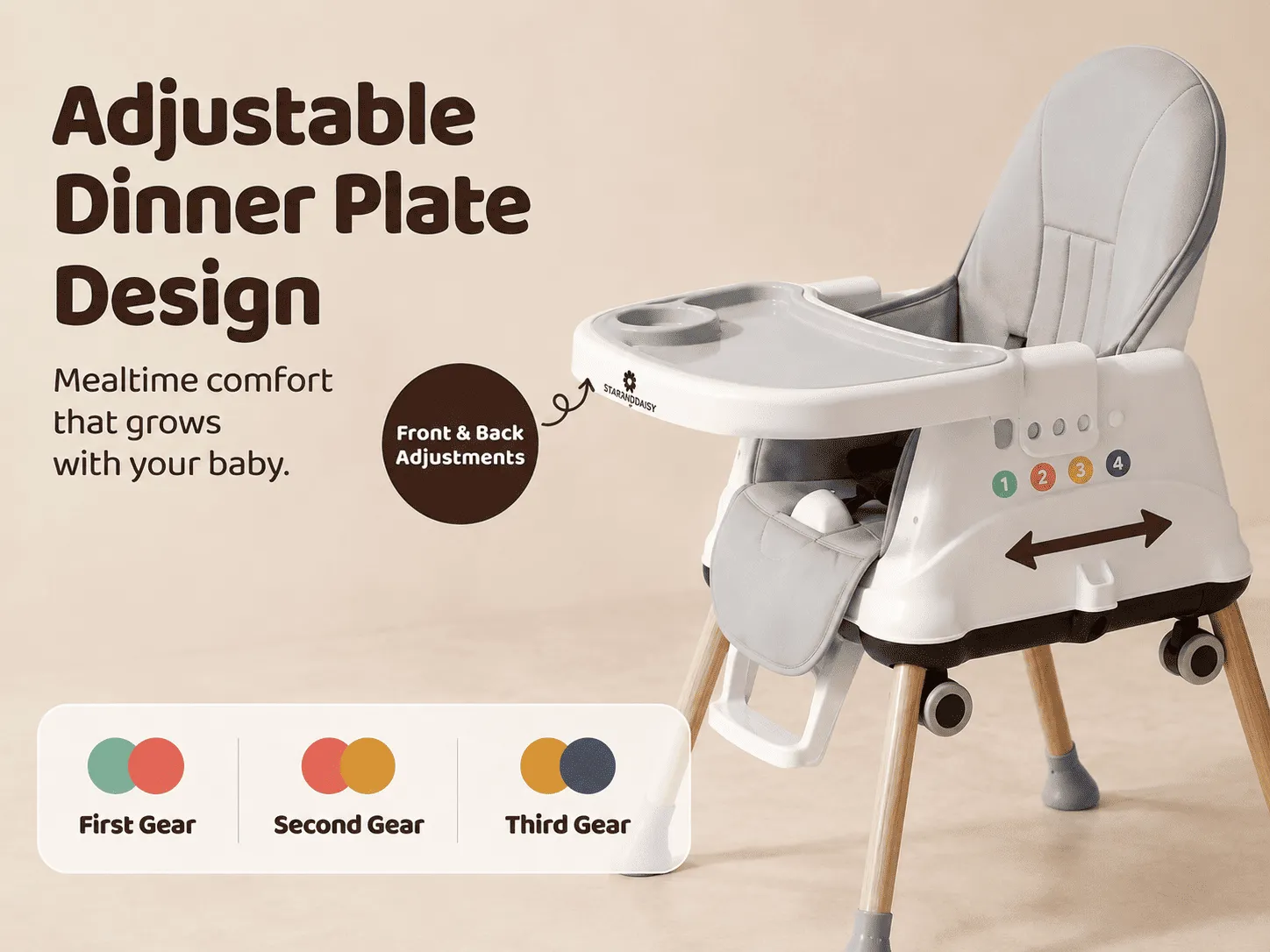 4 in 1 high chair
