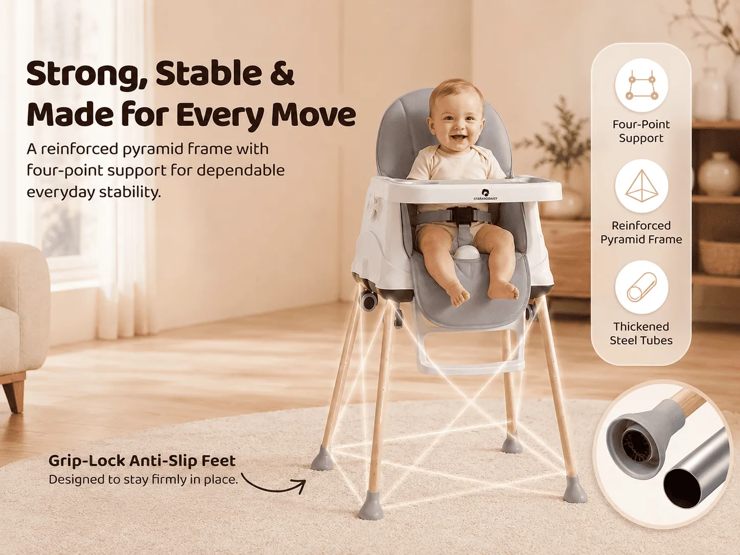 4 in 1 high chair