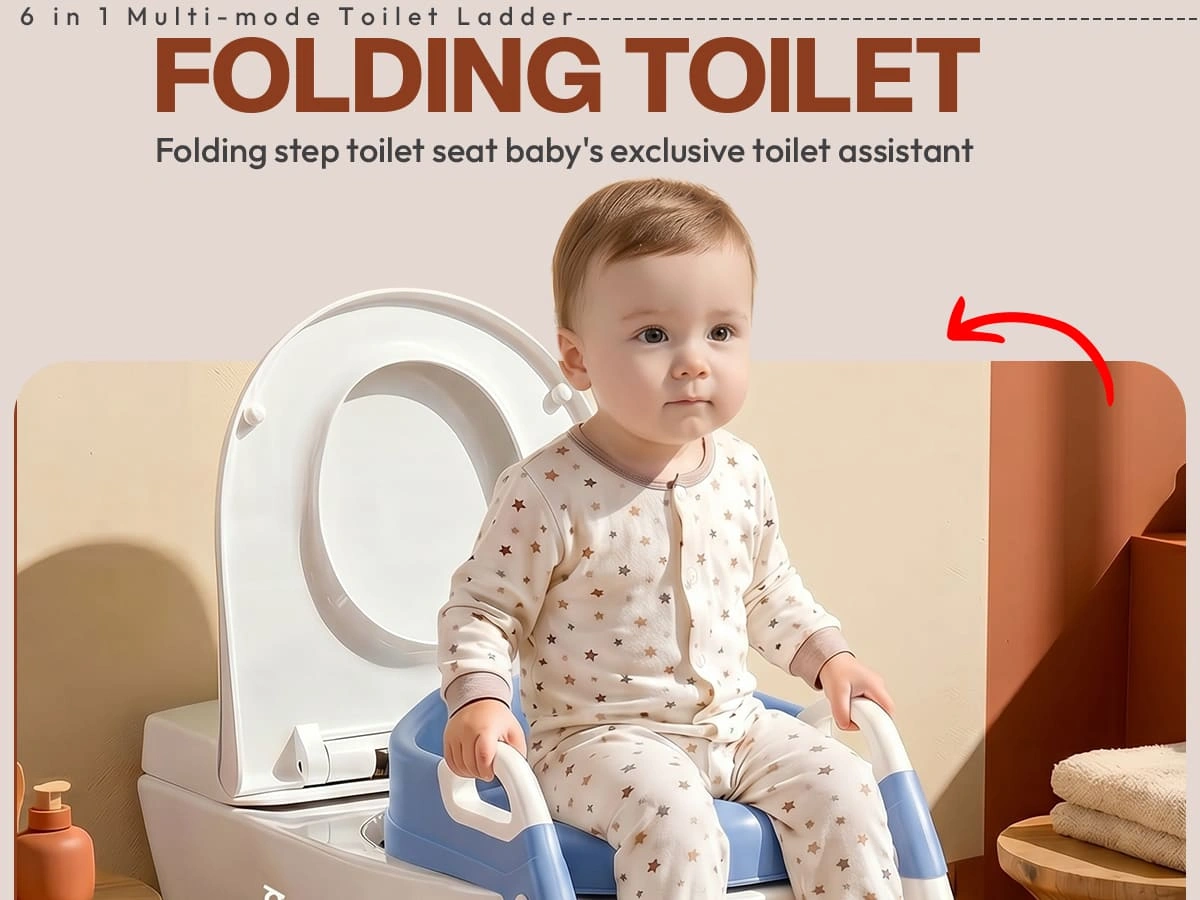 6 in 1 toilet ladder