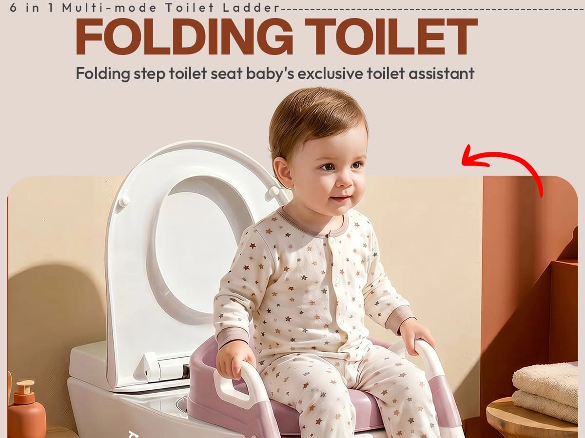 6 in 1 toilet ladder