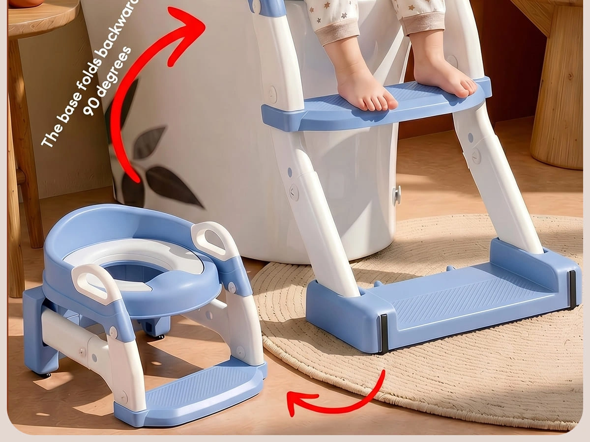 6 in 1 toilet ladder