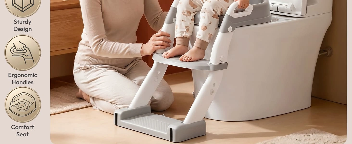 6 in 1 toilet ladder