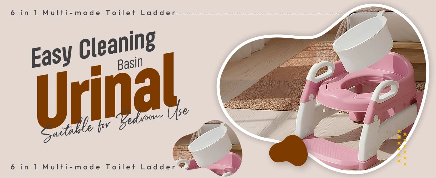 6 in 1 toilet ladder