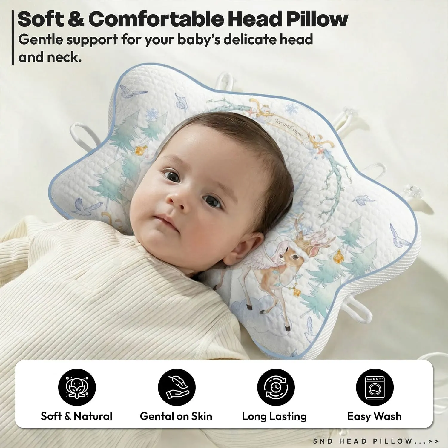 Starfish Awstring Pillow Deer