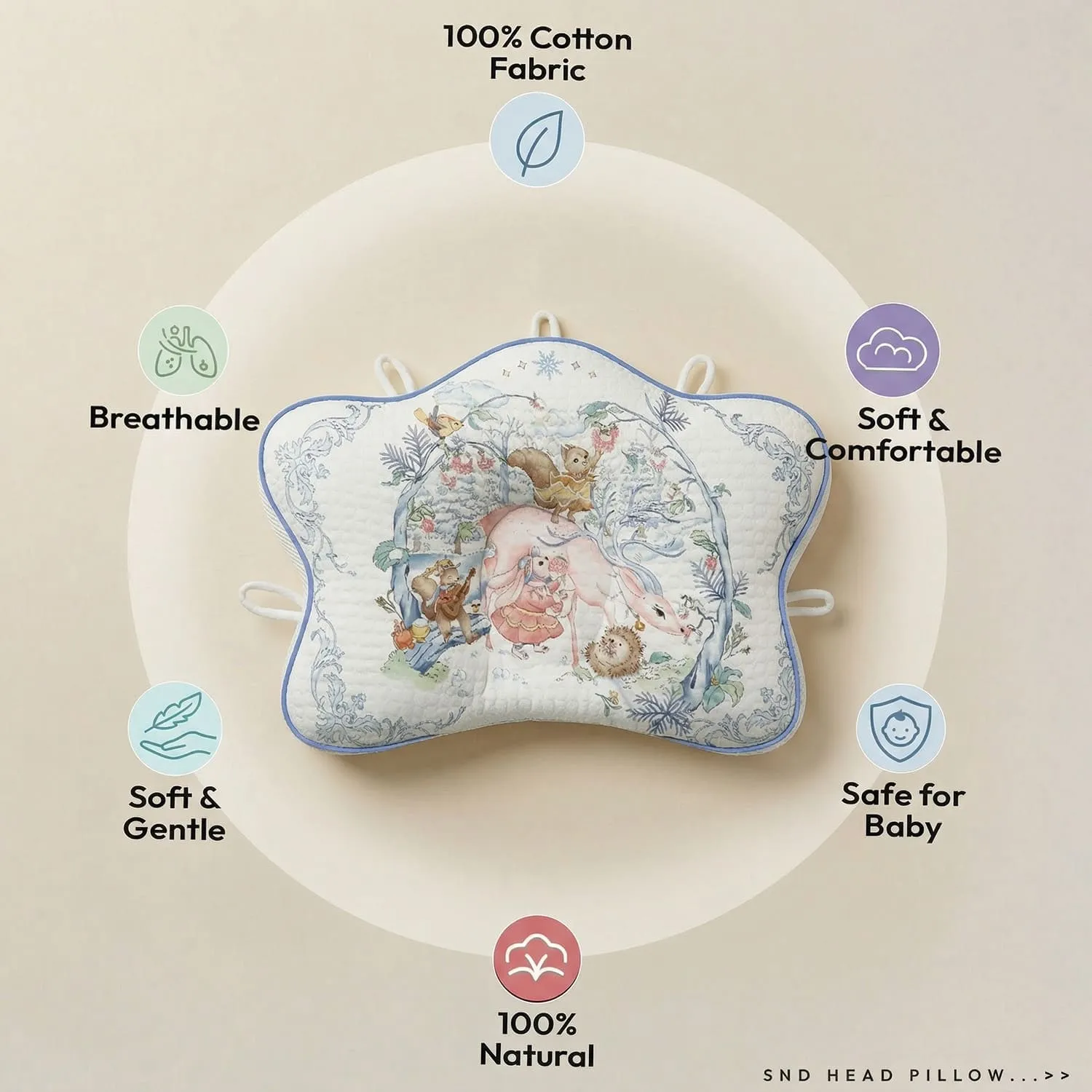 Starfish Awstring Pillow