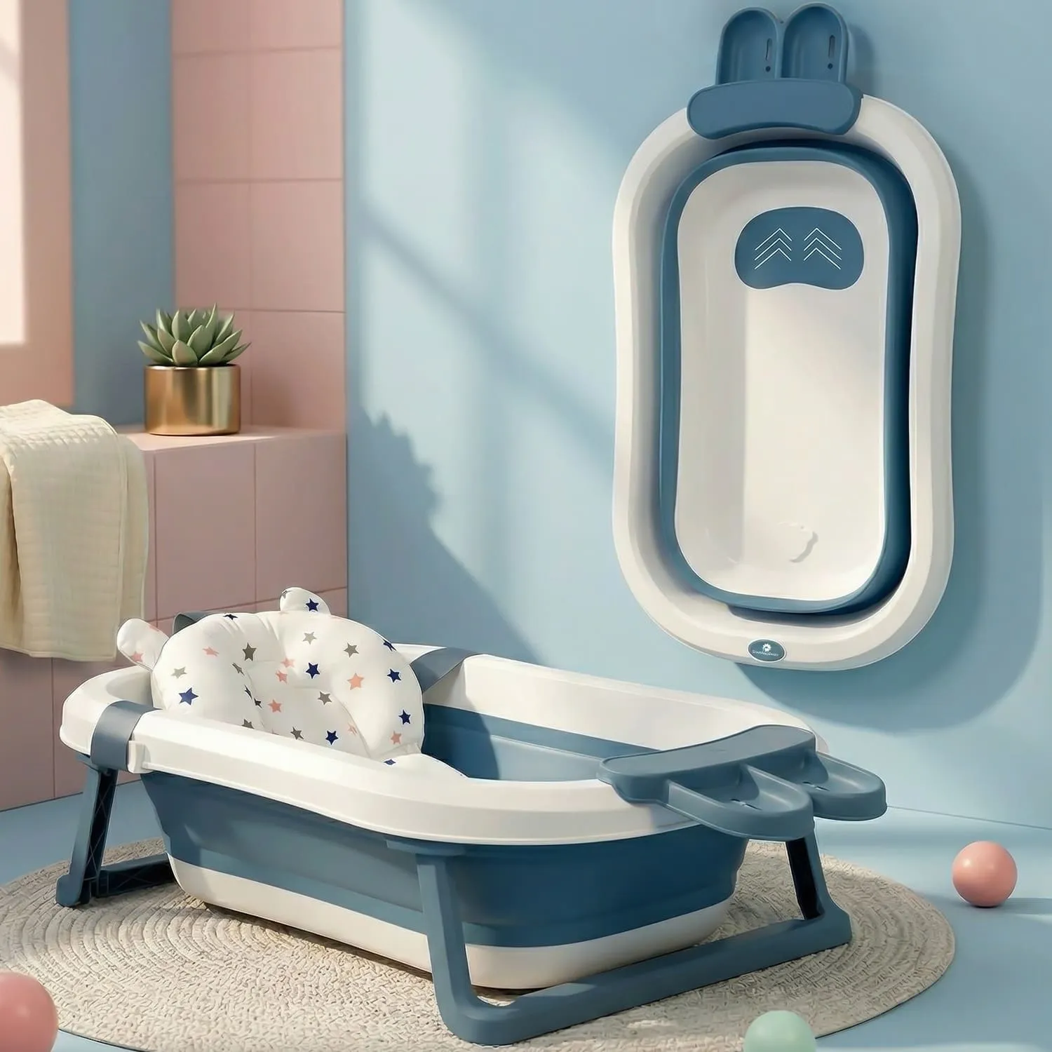 Bathtub with soap bar