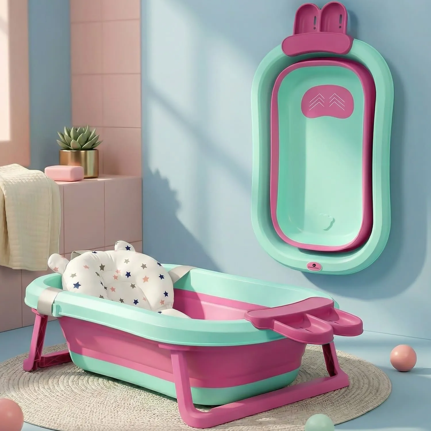 Bathtub with soap bar