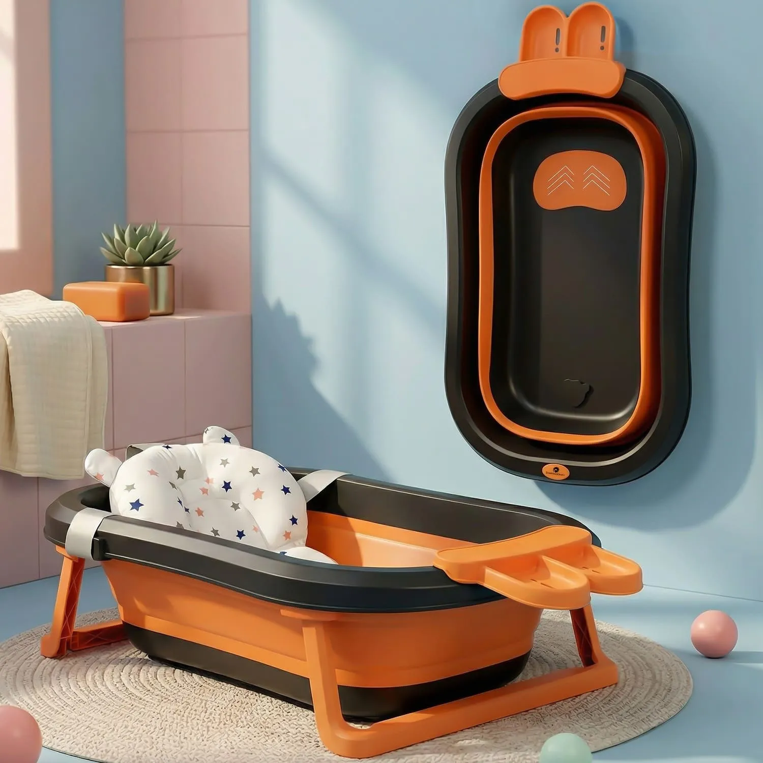 Bathtub with soap bar