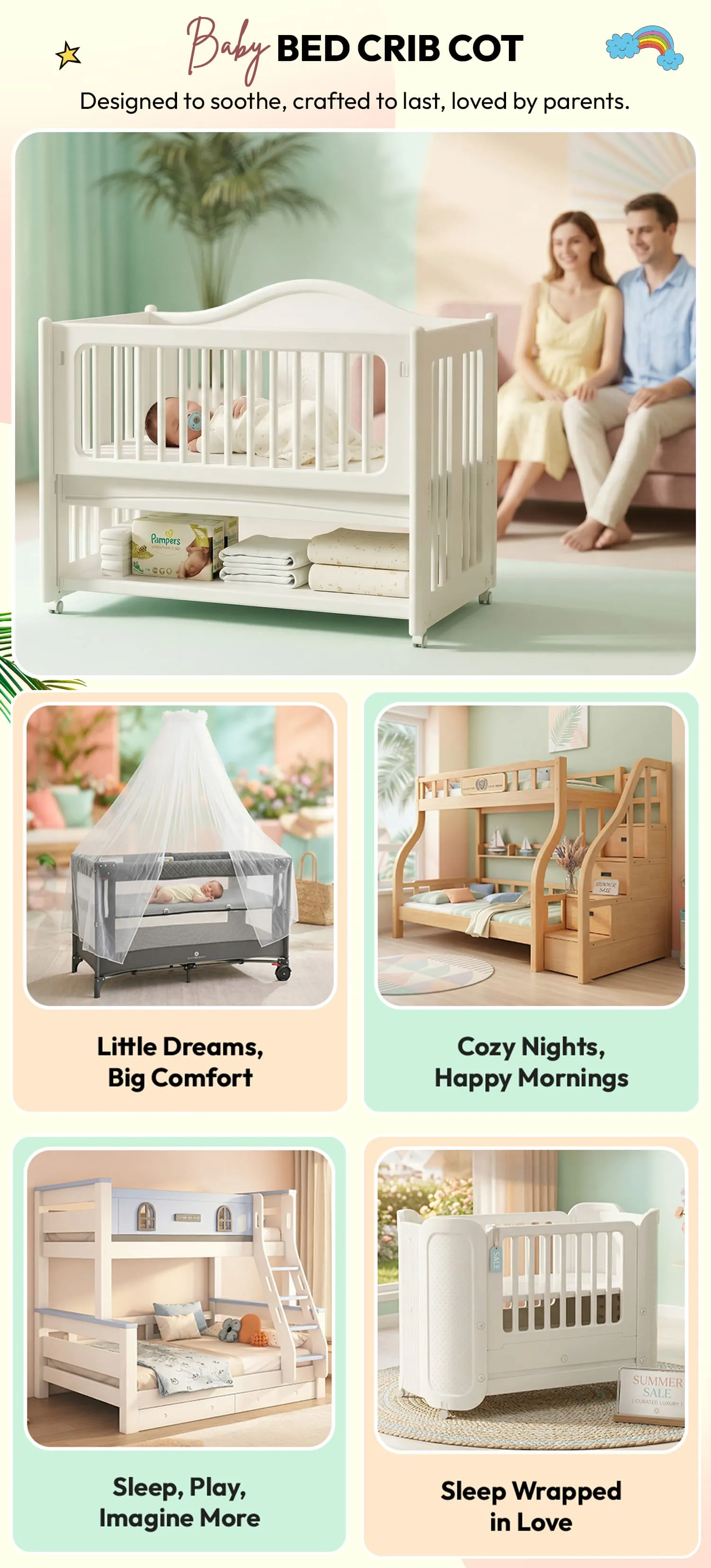 Electric Baby Cradle Swing