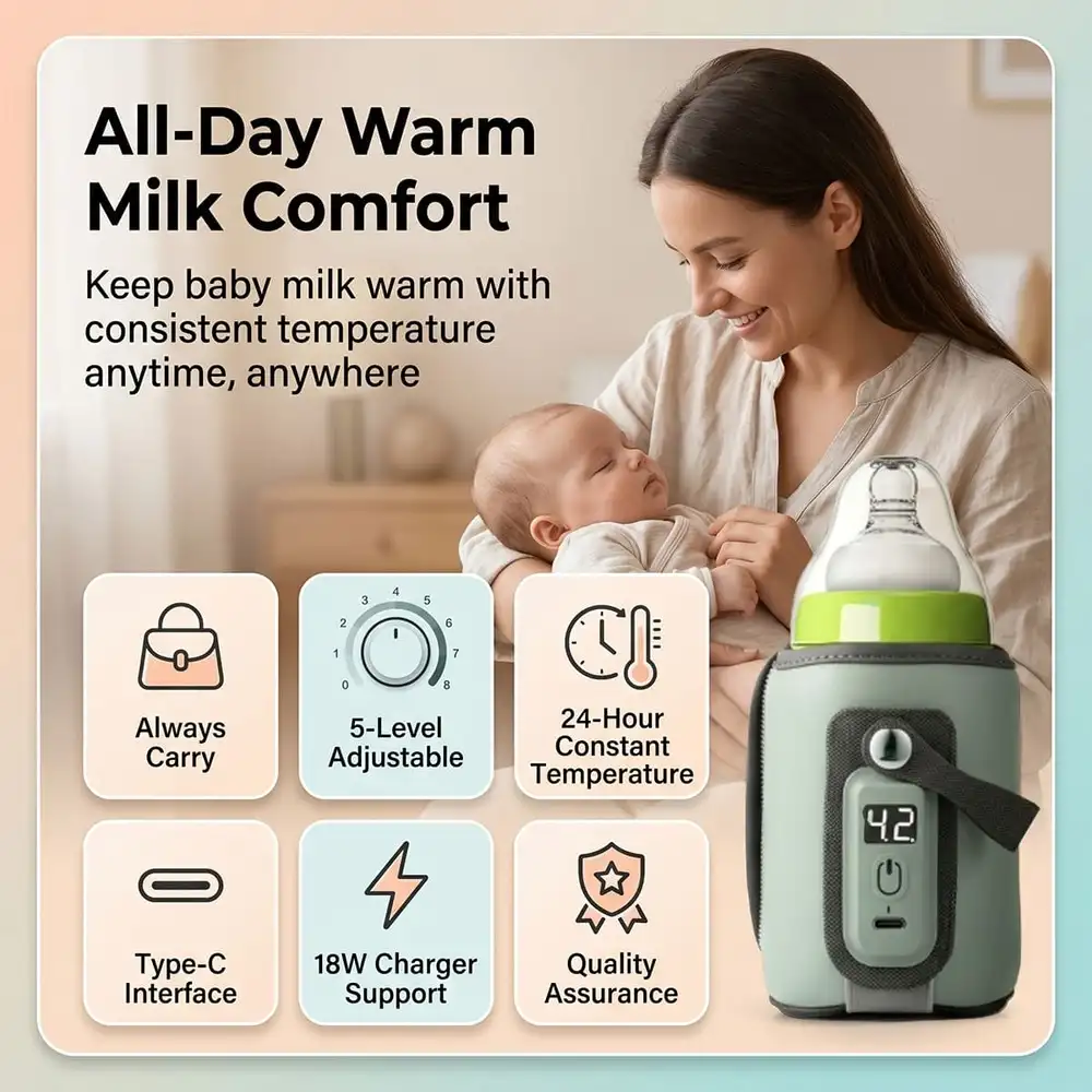 portable bottle warmer cover Basic Blue