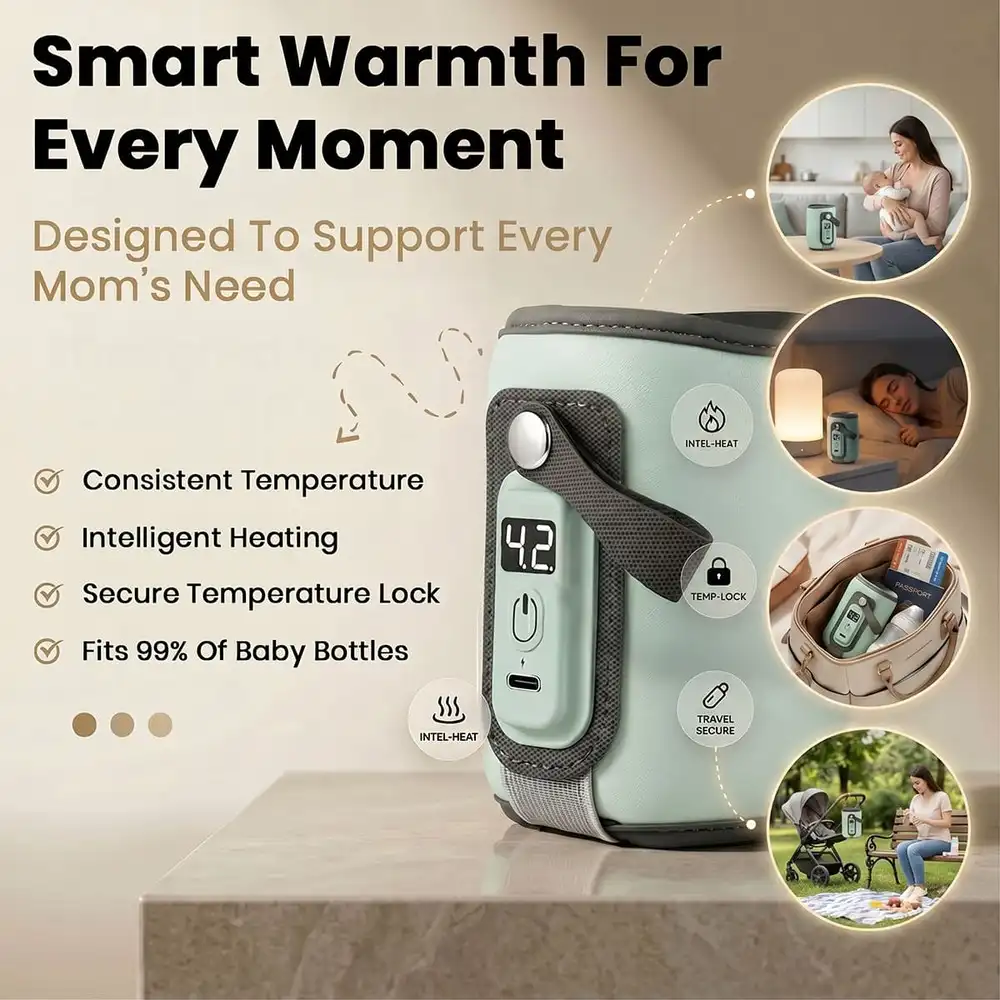 portable bottle warmer cover Basic Blue