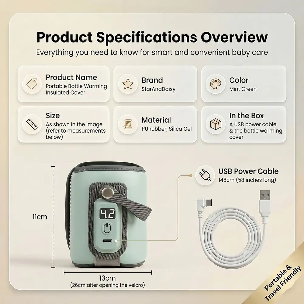 portable bottle warmer cover Basic Blue