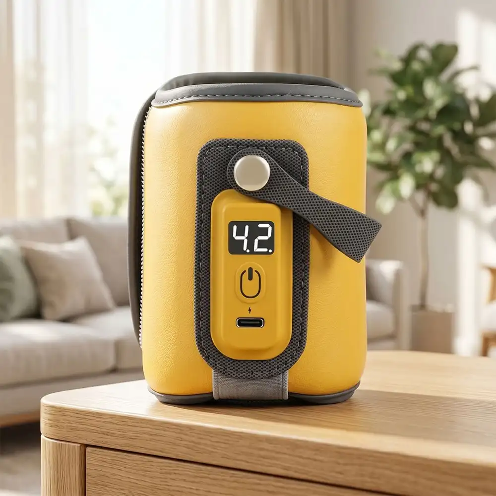 portable bottle warmer cover yellow