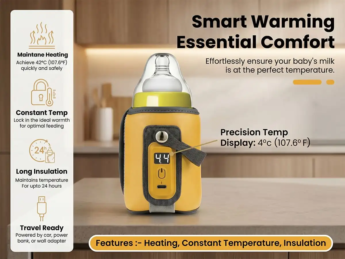 rechargeable feeding bottle warmer