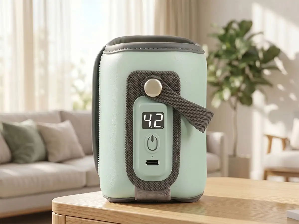 rechargeable feeding bottle warmer- basic blue rechargeable feeding bottle warmer- basic blue