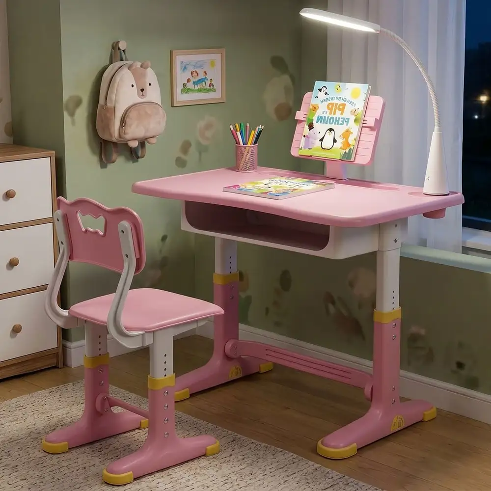 s01 study table with pink