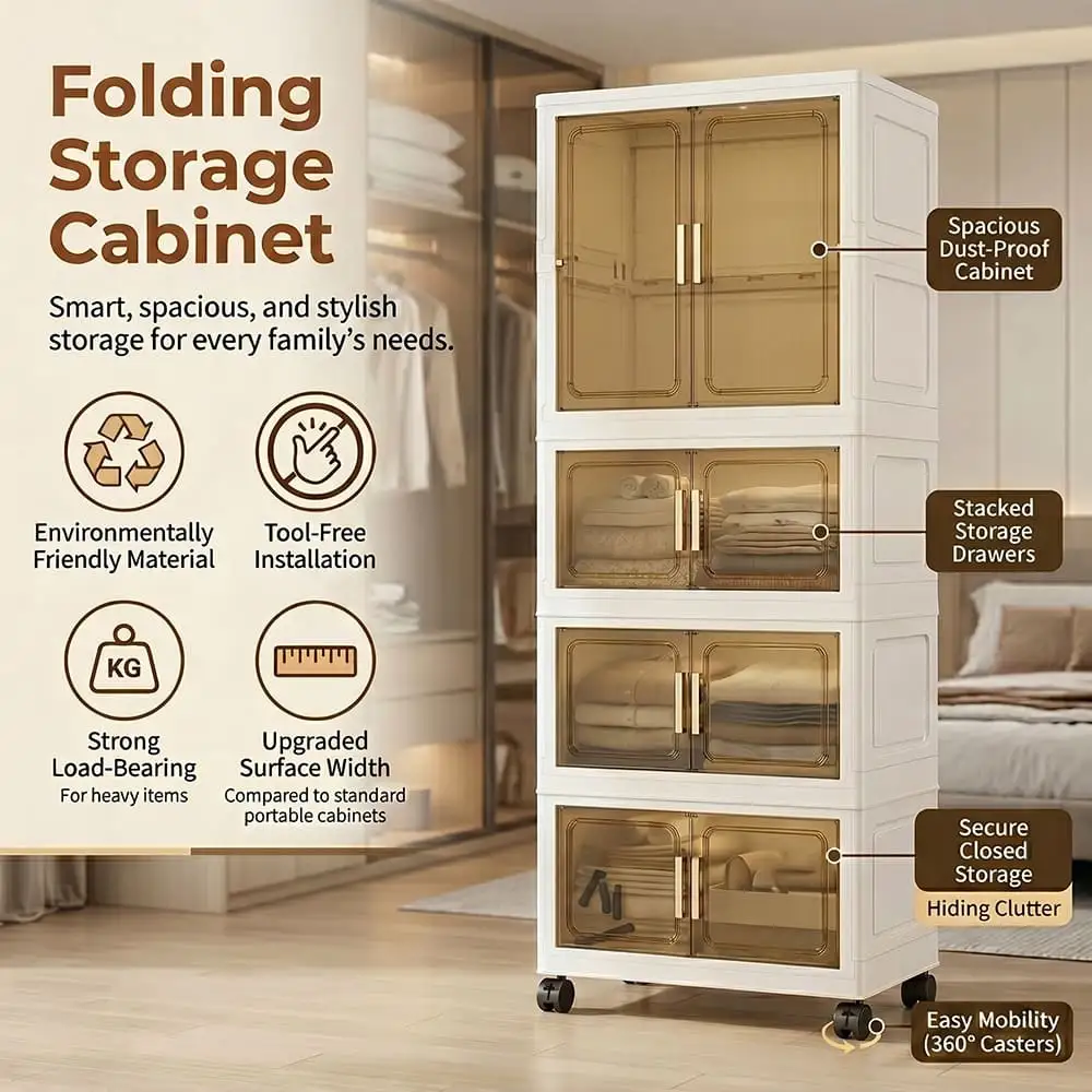 transparent wardrobe with3 folding boxes transparent wardrobe with3 folding boxes