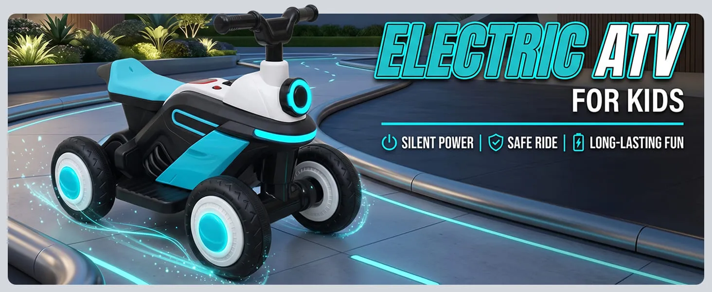 Electric ATV Ride-on Toy Car Bike for Kids