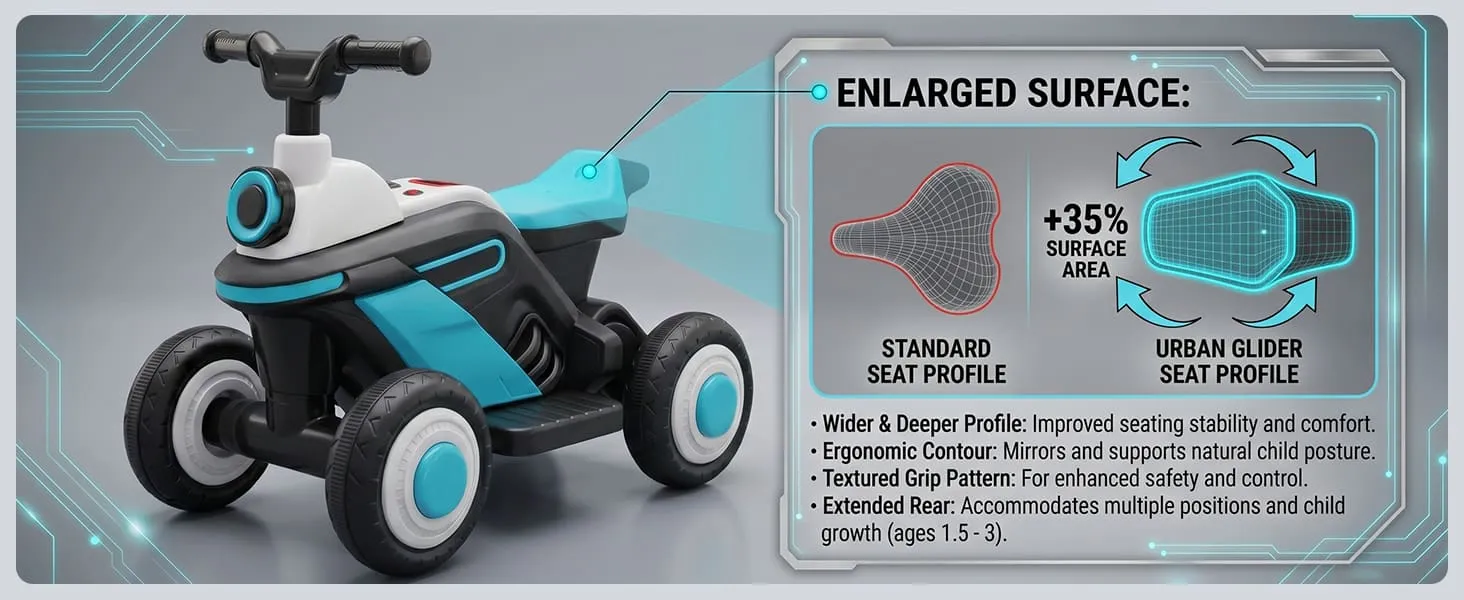 Electric ATV Ride-on Toy Car Bike for Kids