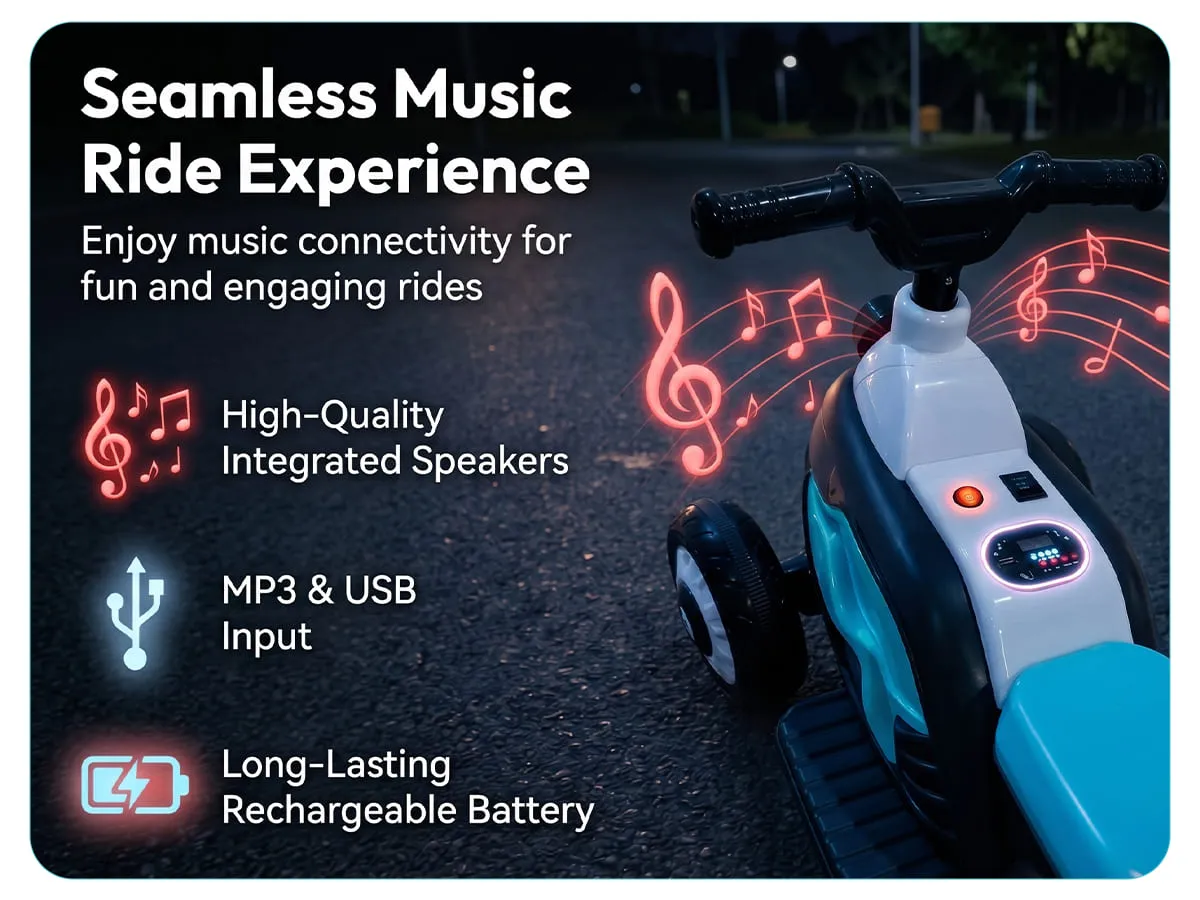 Electric ATV Ride-on Toy Car Bike for Kids