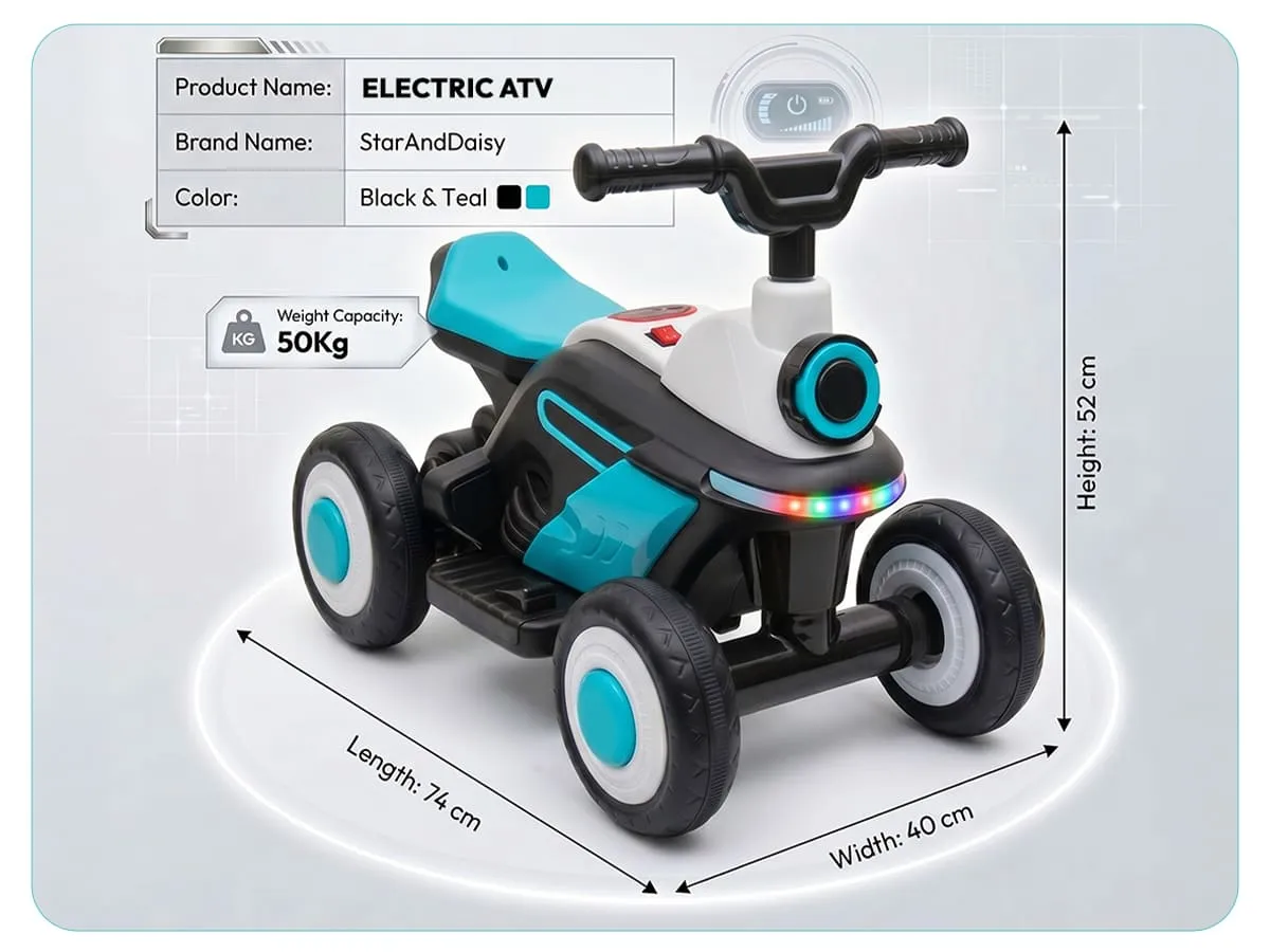 Electric ATV Ride-on Toy Car Bike for Kids