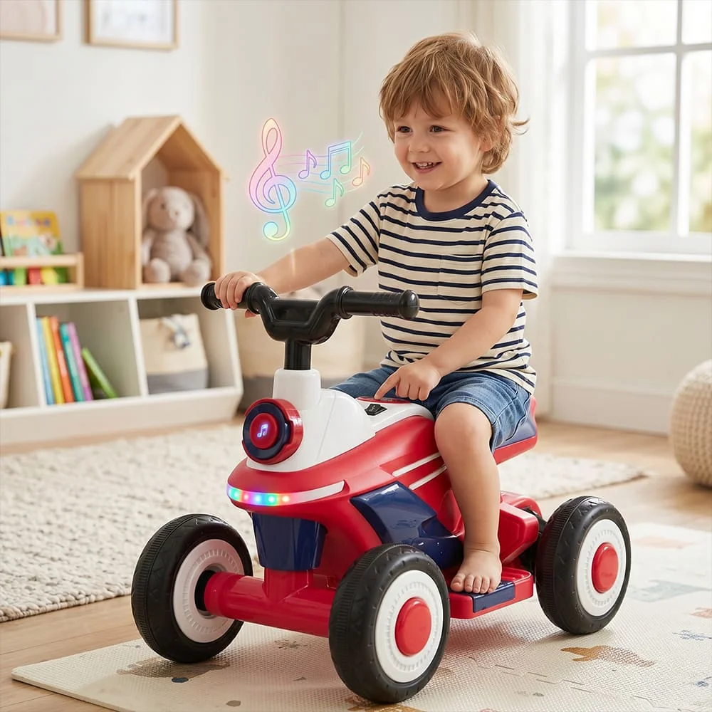 Electric ATV Ride-on Toy for Kids Red