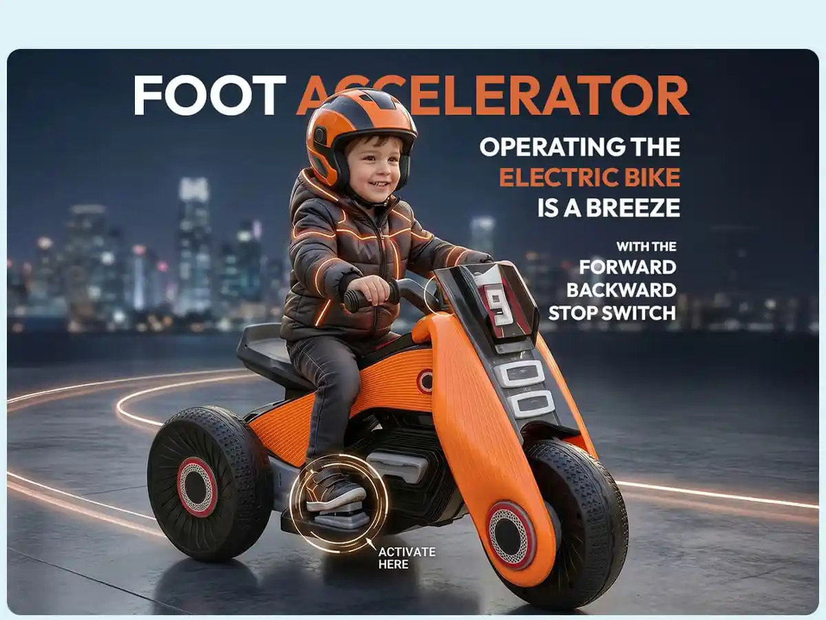 StarAndDaisy zuno electric bike Orange